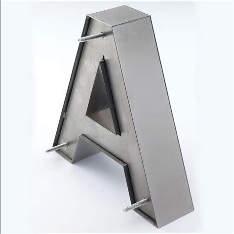 metal letter fabrication|hollow metal letters.